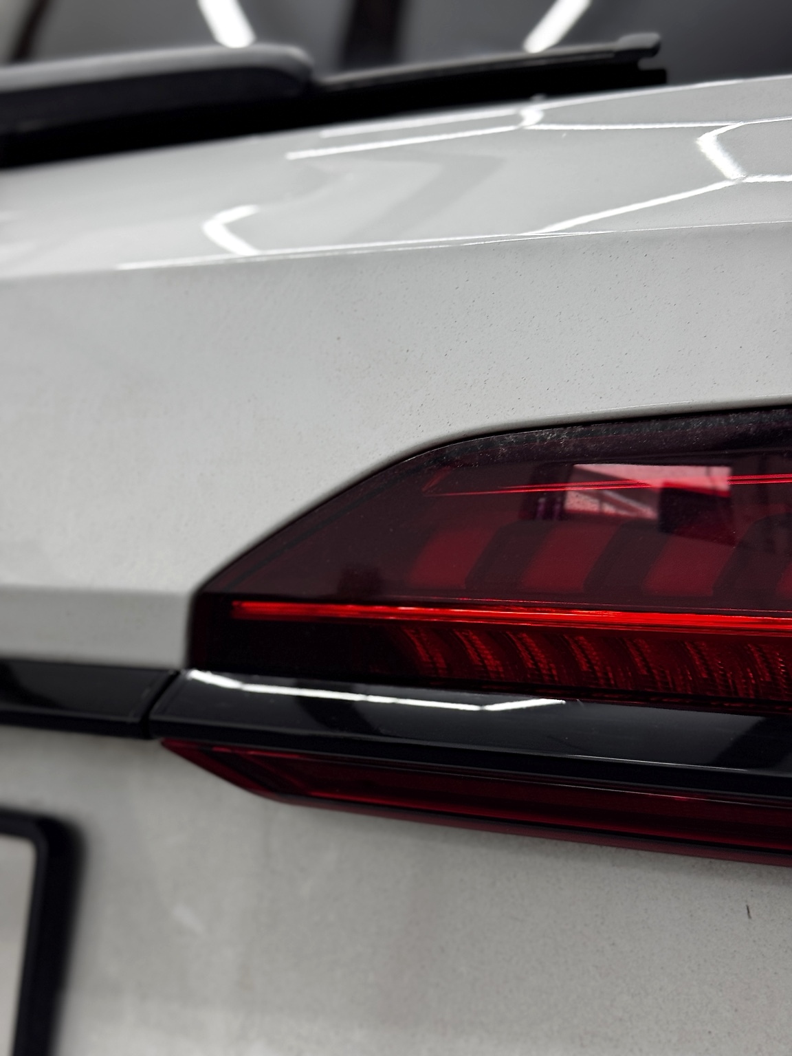 Tylna lampa Audi — detal